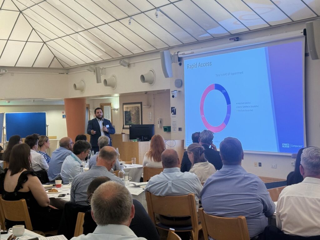 Streets Heaver doing a presentation on Easing Day-to-Day Operations: Enhancing PPU Efficiency with Compucare